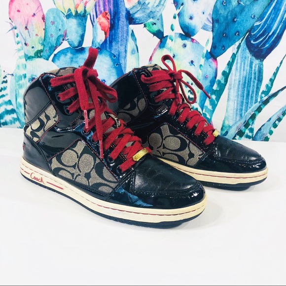 coach norra high top sneakers